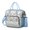 Sky-blue-74, variant on Tribal Patterns Artistic Accents Picnic Bag - Large Leakproof Tote for Outdoors