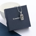 thumbnail image 3 of Personalize Butterfly Pattern Cylinder Urn Pendant Memory Necklace Urns for Cremation Ashes Holder Memorial Jewelry, 3 of 6