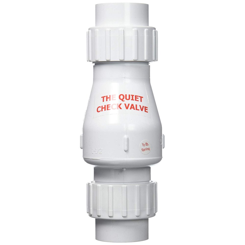 1.5" PVC Quiet Union Check Valve, Zoeller 300040 By Zoeller Walmart