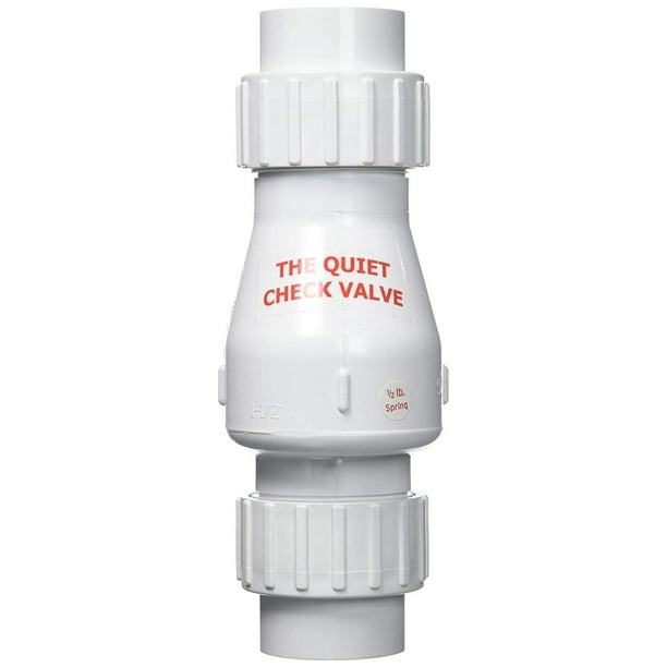 1.5" PVC Quiet Union Check Valve, Zoeller 300040 By Zoeller Walmart