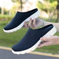thumbnail image 6 of YLYL Men's Open Back Mules Arch Support Anti-Slip Breathable Mesh Casual Slip on Walking Shoes, 6 of 9