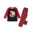 thumbnail image 2 of Pyjamas Assortis (Rouge) - Pyjamas Assortis Père Noël Rose Grenouillère de Noël Confortable pour un Style Familial Cohésif, 2 of 3