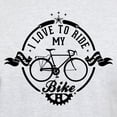 thumbnail image 3 of CafePress - I Love To Ride My Bike Light T Shirt - Men's Classic Graphic T-Shirt, 3 of 4