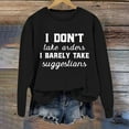 thumbnail image 2 of Women Sweatshirt Long Sleeve Sweatshirt Long Sleeve Pullover Tops for Women Black Sweat Shirt Fall Womens Clothes Womens Clothing, 2 of 3