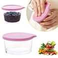 thumbnail image 4 of Small Glass Bowls With Airtight Lids Leak Proof 8oz Stackable Custard Cups Prep Bouillon Cups Mixing Bowls For Sauces Dips Candy Dessert Microwave Safe, 4 of 5