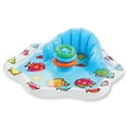 thumbnail image 3 of Collections Etc Outdoor Baby Splash Mat with 3 Inflatable Rings and Play Seat | Inflatable Pool for Babies & Infants | Includes Three Stackable Ring Baby Water Toys, 3 of 3