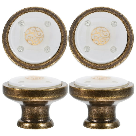 4Pcs Kitchen Cabinet Knobs Drawer Knobs Furniture Knobs Drawer Handles Antique Knob for Cabinet