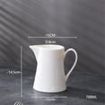 thumbnail image 2 of Creative Ceramic Gravy Boat With Handle White Coffee Milk Pitcher Cooler Kettle, 2 of 6