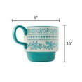 thumbnail image 3 of The Pioneer Woman Ditsy Stacking 12.47 oz Stoneware Mugs, 3 of 7
