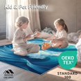 thumbnail image 4 of ODIKA 8'x10' Machine Washable Non-Slip Area Rug, All Season Waterproof Patio Welcome High Traffic Rug, Blue, 2224, 4 of 7