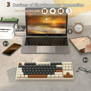 ATTACK SHARK M87 80% Wireless Gaming Keyboard, TKL Mechanical Feeling SA PBT Keyboard Bluetooth 5.0/2.4Ghz