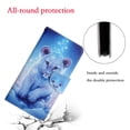 thumbnail image 7 of Feishell Colorful Pattern Wallet Case for Samsung Galaxy A14 5G 6.6 inch,for Women Men,Shockproof Magnetic Clasp Flip Stand Credit Card Slots Phone Case with Wrist Strap,Leopard, 7 of 7