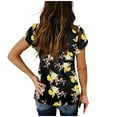 thumbnail image 4 of Blusa Informal Elegante Con Cuello en V Y Manga Corta Con Estampado Erógeno A La Moda Para Mujer Odeerbi  ODB161863, 4 of 7