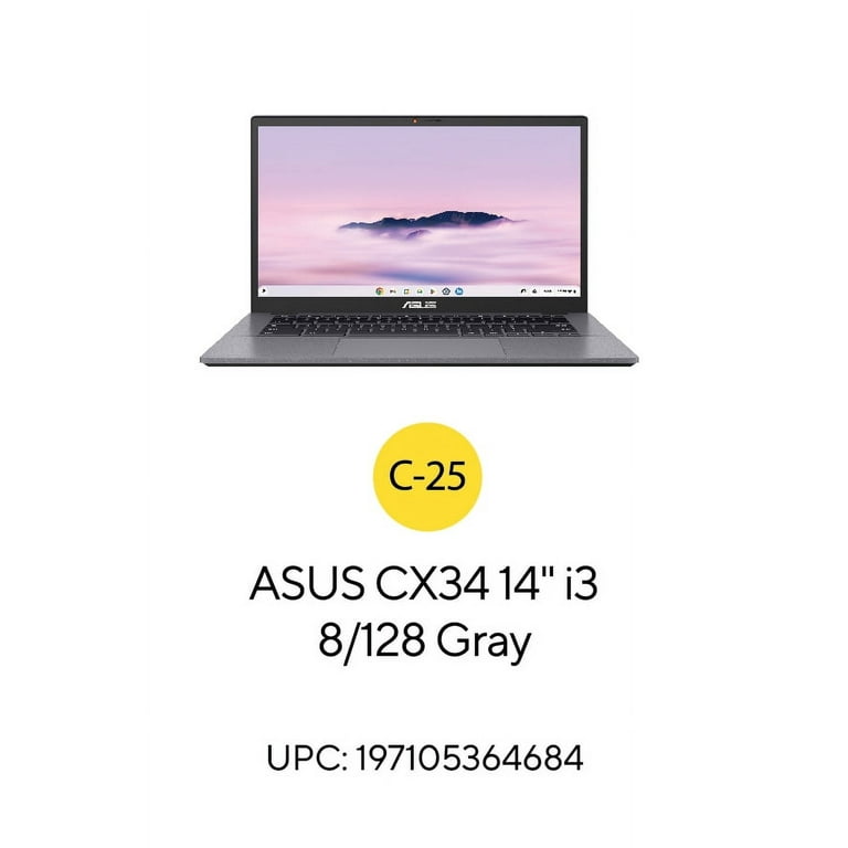 ASUS Chromebook Plus CX34 14 inch Touch Laptop with Google