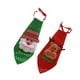 thumbnail image 3 of 2 piezas de decoraciones navideñas para corbatas, corbata creativa con lentejuelas, decoración colgante para árbol de Navidad, pequeño regalo para niños y adultos (verde y rojo), 3 of 5