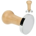 thumbnail image 4 of Coffee Powder Hammer, Coffee Machine Accessories Coffee Tamper, For Office Home Wood Color 58mm Plat Base, 4 of 8