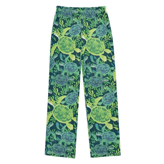 joogoo Cute Turtles and Seaweed Pajama Pants Pj Bottoms Sleepwear Lounge L