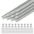 thumbnail image 1 of Uxcell 10-Set Fully Threaded Rod, M3x45mm 304 Stainless Steel Right Hand Thread Bar Studs with Nuts and Washers, 1 of 7