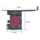 thumbnail image 3 of Tarjeta de expansión jinwen Pci-Express 2 puertos 6Gbps, 3 of 4