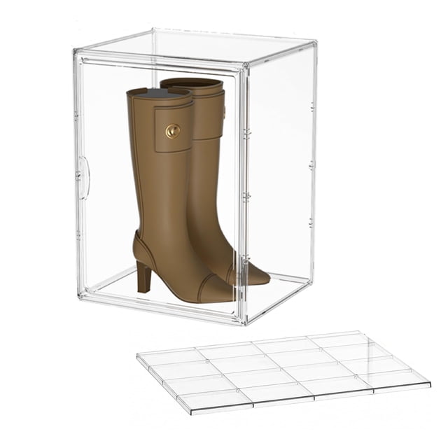 Caja de almacenamiento Attelite XXXL, vitrina transparente, apilable