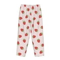 thumbnail image 5 of Naloa Strawberry Print Women’s Ultra-Soft Comfy Pajama Lounge Pants with Pockets & Drawstring, 5 of 8