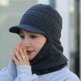 thumbnail image 4 of Gorro de punto para pasamontañas de invierno, cálido, para ciclismo, esquí, tamaño universal, resistente al viento, para clima frío, 4 of 5