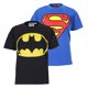 thumbnail image 1 of DC Comics - Camiseta Logotipo para Niños/Niñas - Pack de 2 (Negro, Azul), 1 of 2