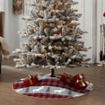 thumbnail image 6 of Bingfone Christmas Tree Skirt Mat Christmas Decoration Interior 48"-Buffalo Plaid Forest, 6 of 8