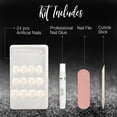 thumbnail image 5 of Set de uñas artificiales Ardell Professional Nail Addict Classic French, 5 of 5