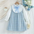 thumbnail image 2 of Ashirexll Teen Summer Dresses, Girls Summer Dress, 3-10Y Girls' Summer and Fall Long Sleeve Dress Casual Collar Shirt Dress, 2 of 7