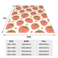 thumbnail image 3 of Pofeuu Hand Drawn Strawberry Print Ultra-Soft Micro Fleece Blanket,for Bed Or Sofa,All Season Throw Blankets Flannel Blanket-80"x60", 3 of 7