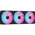 thumbnail image 1 of Ventilador Corsair iCUE LINK LX120 RGB 120 mm, paquete triple, negro, 1 of 7