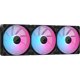 thumbnail image 1 of Ventilador Corsair iCUE LINK LX120 RGB 120 mm, paquete triple, negro, 1 of 7