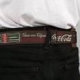thumbnail image 4 of The Coca-Cola Company Belt, Seatbelt Buckle Belt, Coke Drink Coca Cola Pause and Refresh Bottle Brown Red White, 34 to 52 Inches, 4 of 9