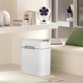 thumbnail image 6 of FASCK 2.2 Gallon Trash Can with Lid, Bathroom Small Trash Can Touchless Automatic Garbage Can Smart Motion Sensor Small Trash Can for Bathroom, Bedroom, Kitchen, Office,2, 6 of 8