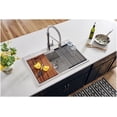 thumbnail image 4 of Ruvati RVH8003 33 x 22 Workstation Ledge Drop-in Tight Radius Kitchen Sink, 4 of 7