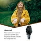 thumbnail image 5 of Yuarrent Chubasquero Unisex senderismo Camping Poncho con capucha impermeable a prueba de viento impermeable Camping ropa impermeable cubierta de lluvia Paraguas de lluvia Camuflaje oscuro Yuarrent HA067073-01, 5 of 6