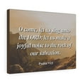 thumbnail image 5 of Scripture Walls Psalm 95:1 Our Salvation Bible Verse Canvas Christian Wall Art Ready to Hang Unframed, 5 of 16