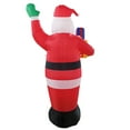 thumbnail image 2 of Inflatables Christmas Inflatable Santa Claus Lighted Blow Up Christmas Yard Decoration, 2 of 8
