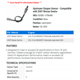 thumbnail image 2 of Upstream Oxygen Sensor - Compatible with 2007 Nissan Sentra, 2 of 2