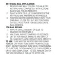 thumbnail image 6 of L.A. COLORS Nail Frill Artificial Nail Tips, Easy Peasy Coffin, 33 Pieces, 6 of 6