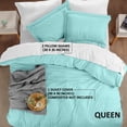 thumbnail image 2 of Funda Nórdica Queen Size - 1 Funda Nórdica con 2 Fundas de Almohada - 3 Piezas Ropa de Cama, 2 of 8