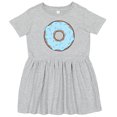 thumbnail image 3 of Inktastic Blue Donut with Sprinkles Girls Toddler Dress, 3 of 5