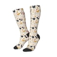 thumbnail image 2 of Fotbe Cartoon Chickens print Women's Men's Novelty Crew Socks Cotton Socks Knee High Socks for Walking,Running,Nurses,Pregnancy, 2 of 8