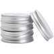 thumbnail image 3 of 30 uds. de tapas de frasco de masón de boca regular con agujero de paja Compatiblemetal Mason enlatado tapas decorativas de tarro de albañil para beber y almacenar alimentos. Feliz Sencillez, 3 of 5