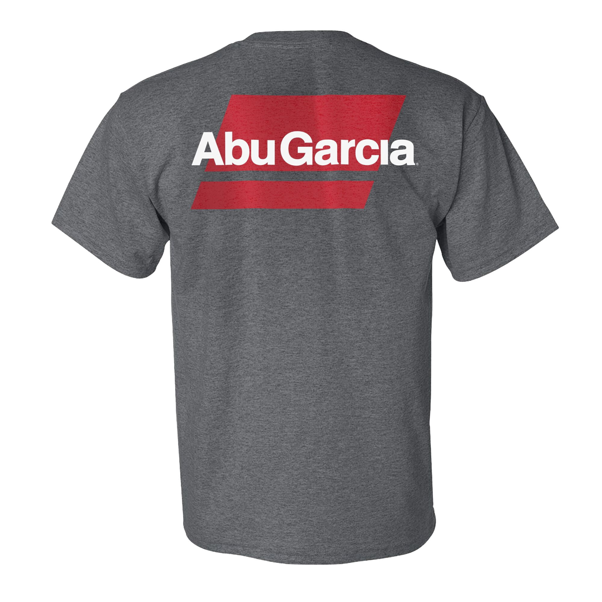 Abu Garcia Overlay Short Sleeve T-Shirt, Heather Grey, Size M