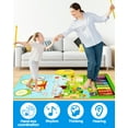 thumbnail image 5 of Vanmor Musical Mat for Kids, Musical Toys Child Floor Piano Keyboard and Drum Mat Carpet with 2 Sticks, Animal Blanket Touch Play Mat Pads , Christmas Birthday Gifts for Girls Boys, 5 of 8