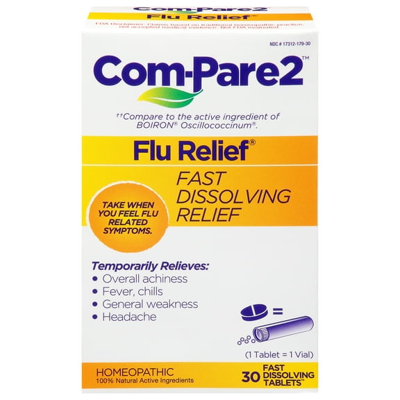 Com-pare2 - Flu Relief Fast Dsslv Tab - 1 Each-30 CT