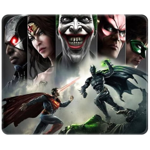 Batman Versus Superman Wonder Woman Green Lantern Cyborg The Jokar Mousepad Mp 98 Walmart Com