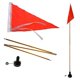 thumbnail image 2 of Kayak Safety Flag Canoes Paddle Boards Fishing Boat Foldable Flag, 2 of 5